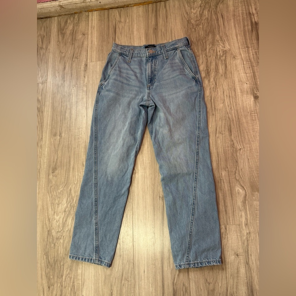 Banana Republic Relaxed Straight Blue Denim Jeans